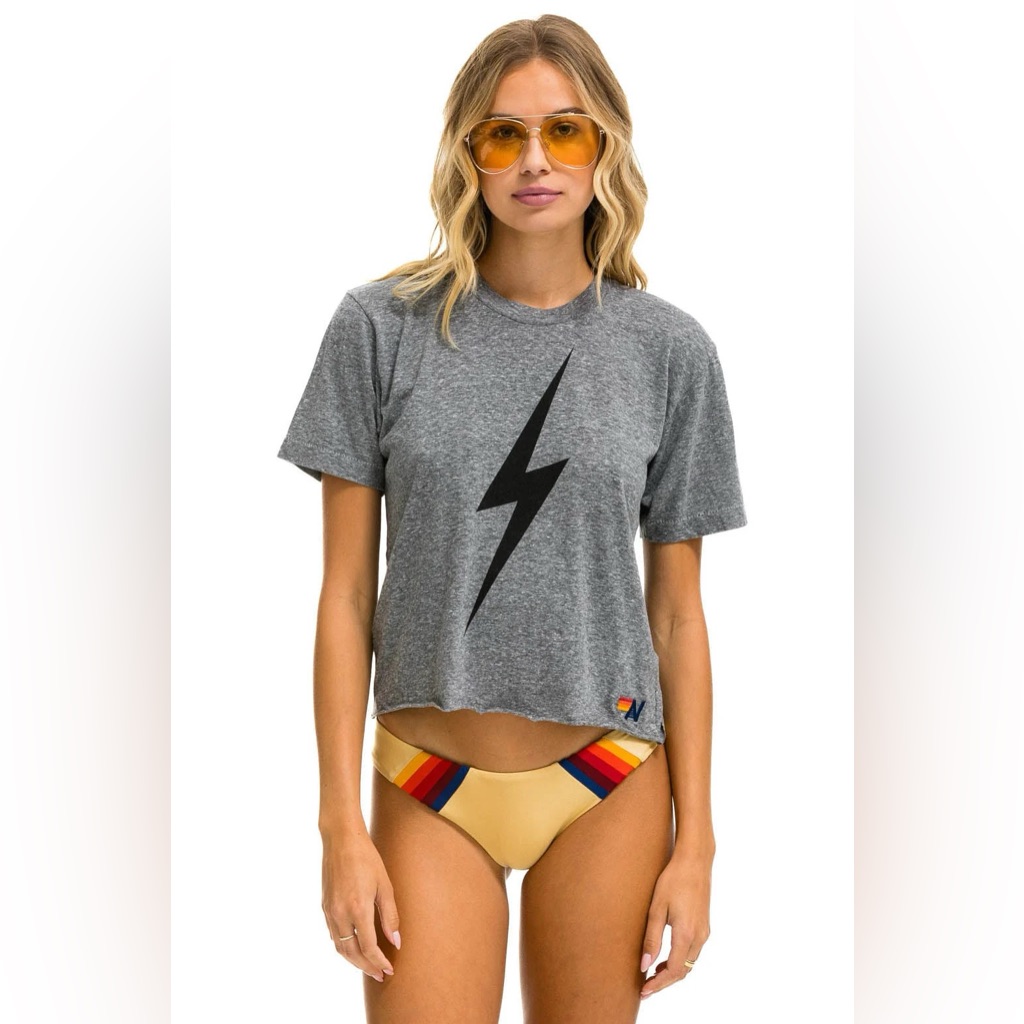 Brand New With Tags Aviator Nation Bolt Tee